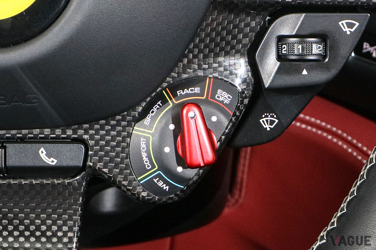 GTマネッティーノはWETとRACEを加えた5つのポジションに