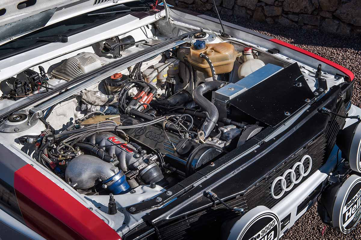 2013年にオーバーホールされたアウディ「クワトロ グループ4」（C）2020 Courtesy of RM Sotheby's