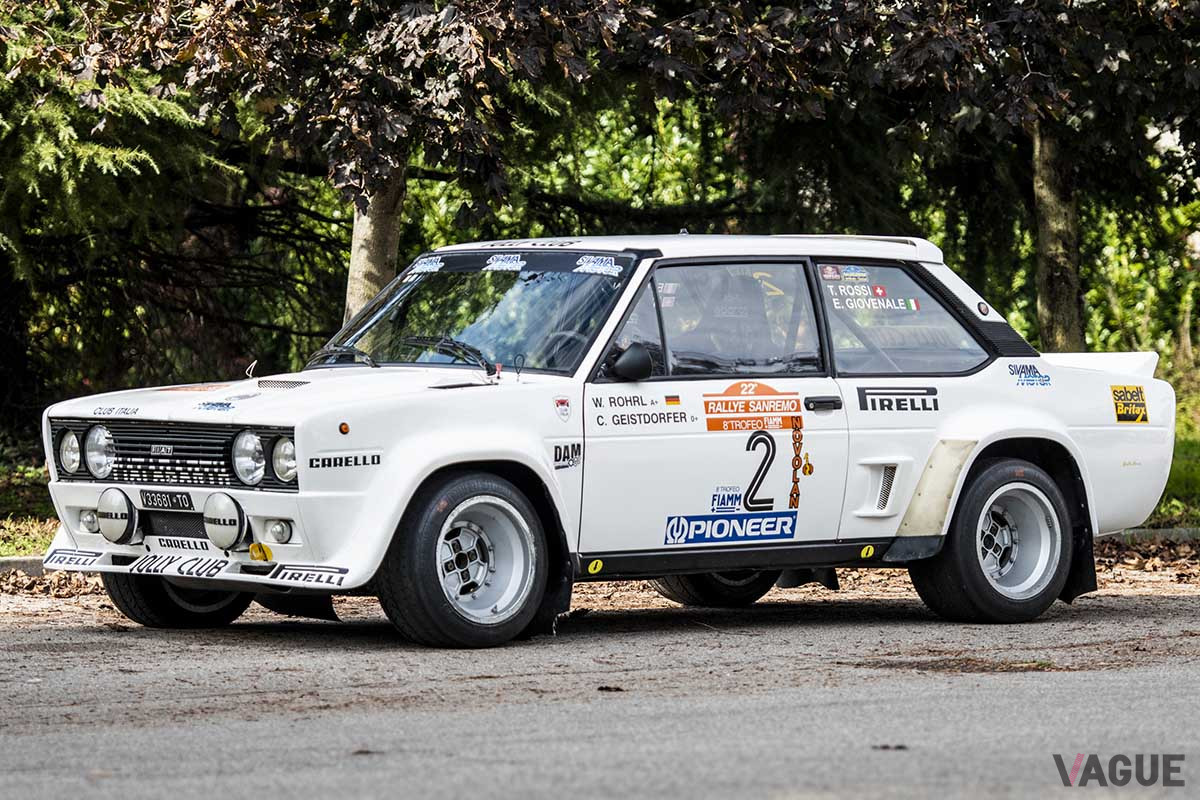 サンレモ・ラリーで優勝した、ヴァルター・ロールの名前も残っている（C）2020 Courtesy of RM Sotheby's