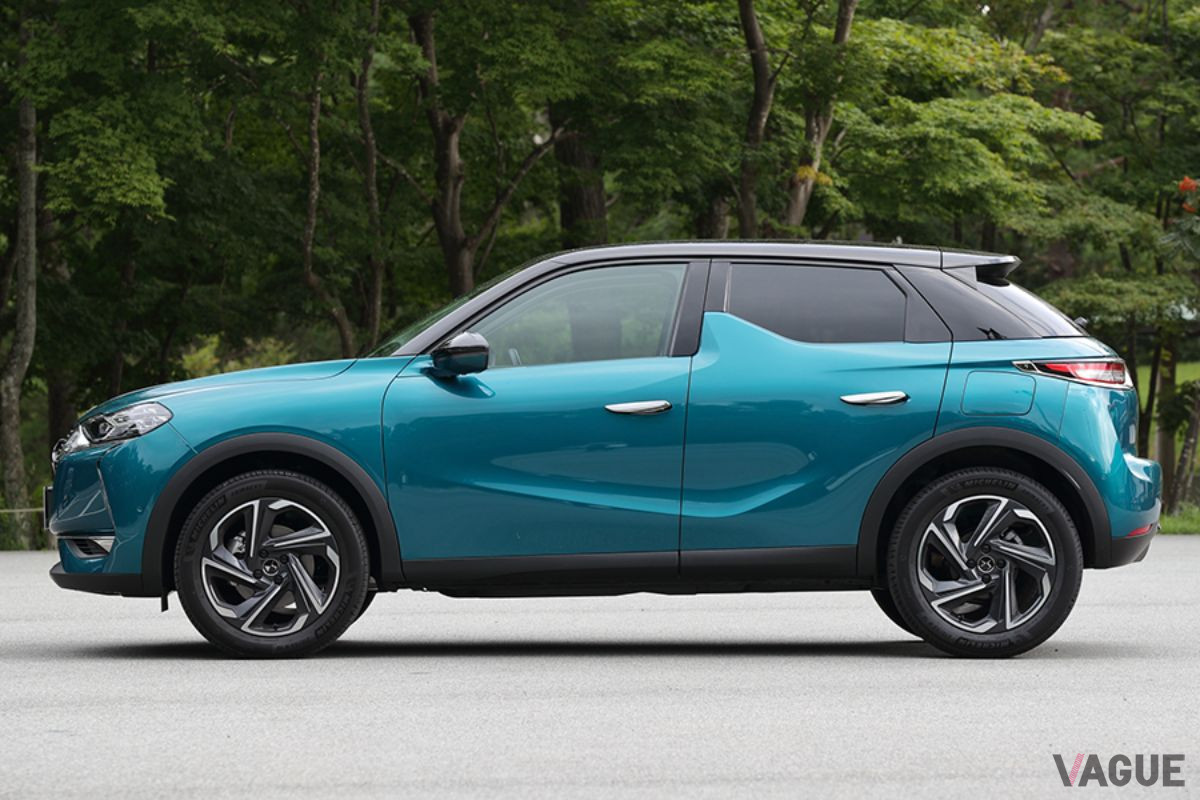 DS3クロスバックの全高は1550mm。日本での立体駐車場に収まる高さになる