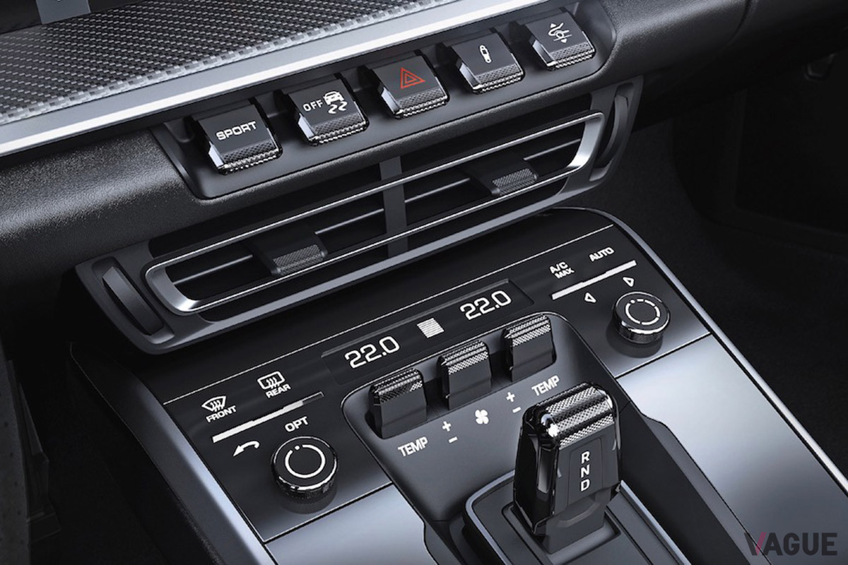 ポルシェ「911カレラS」のシフトまわり