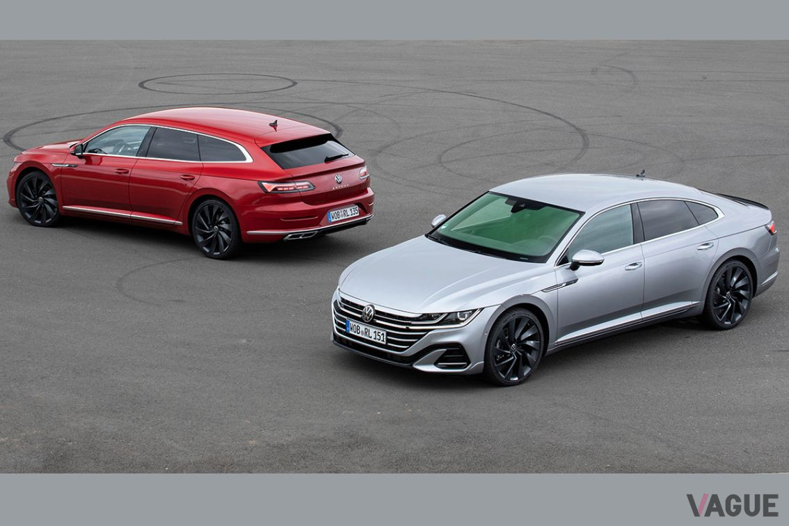 VW改良新型「アルテオン」と新型「アルテオン・シューティングブレーク」