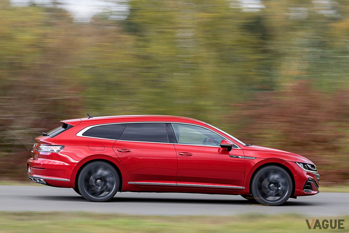 VW新型「アルテオン・シューティングブレーク」の走り
