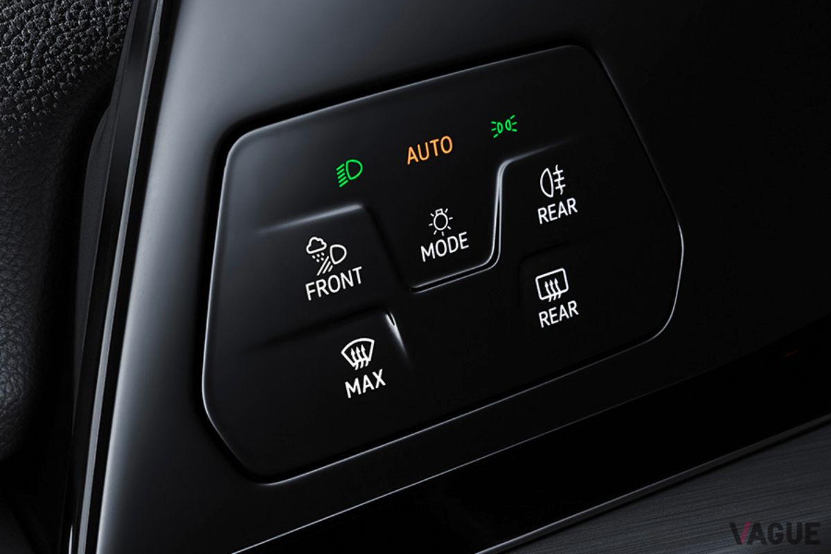 8代目VW新型「ゴルフ」のライトスイッチ