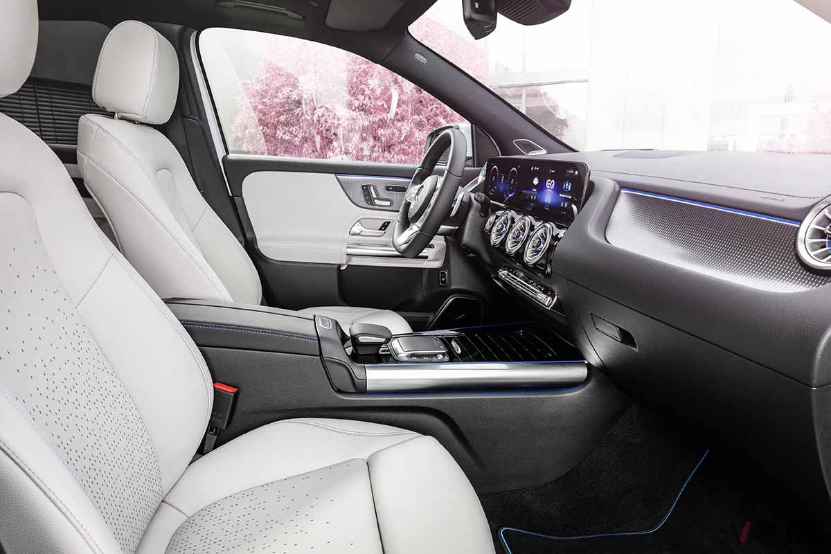 新型メルセデス・ベンツ「EQA」のインテリア
