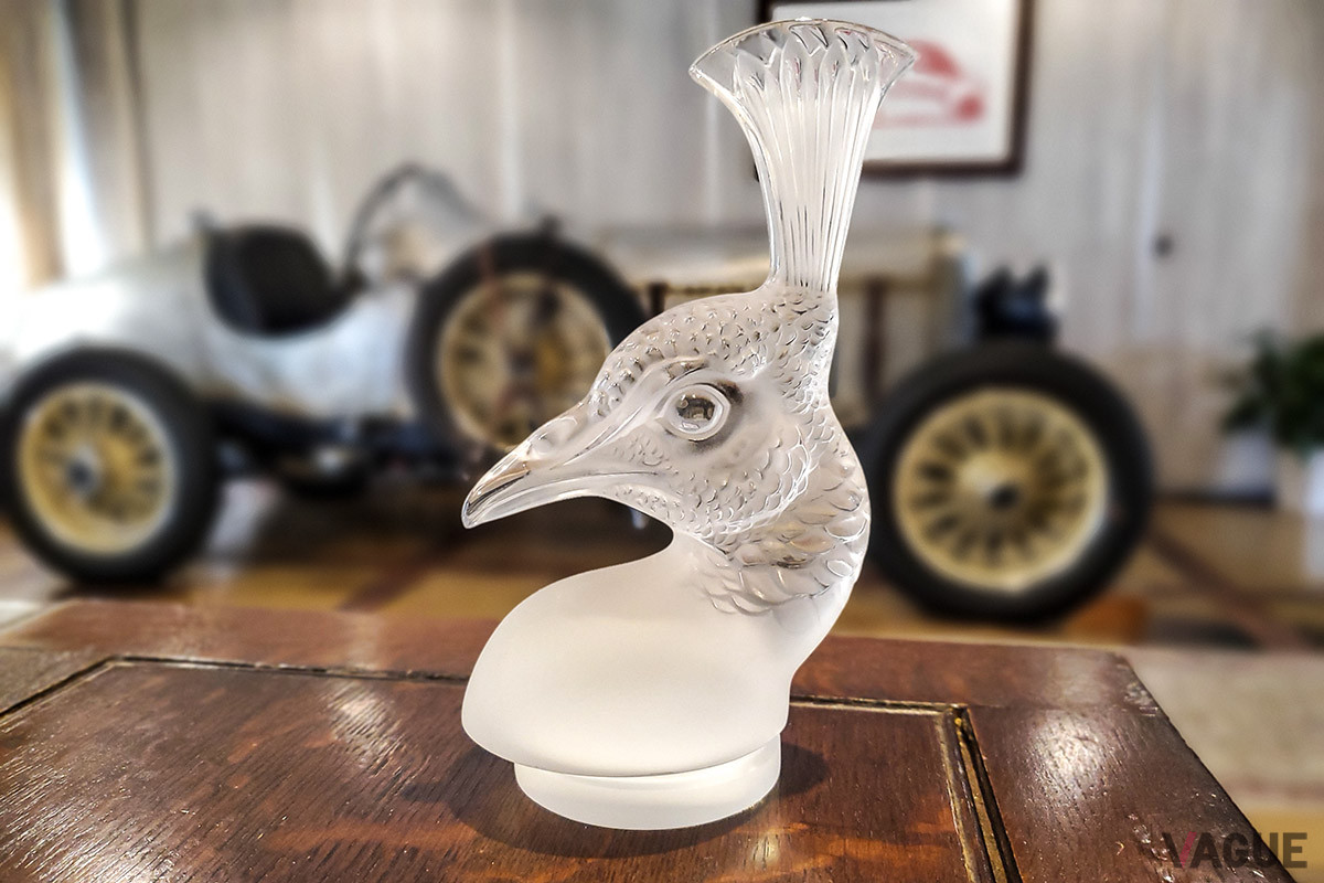 ルネ・ラリックの「TETE DE PAON（孔雀）」