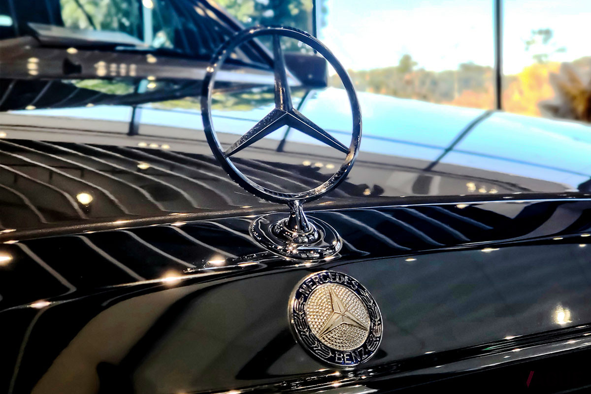 W124系320Eの「スリーポインテッドスター」