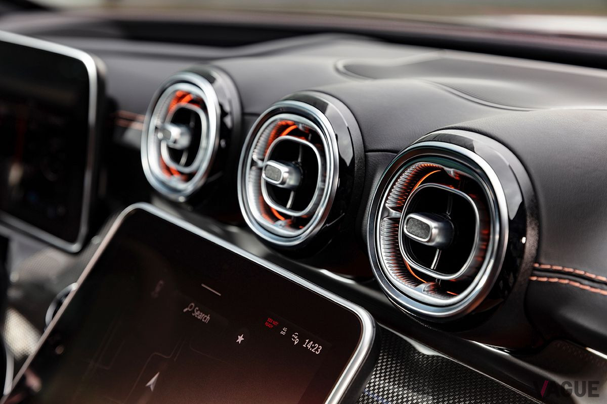 メルセデス・ベンツ新型「Cクラス セダン」のエアコンベゼル