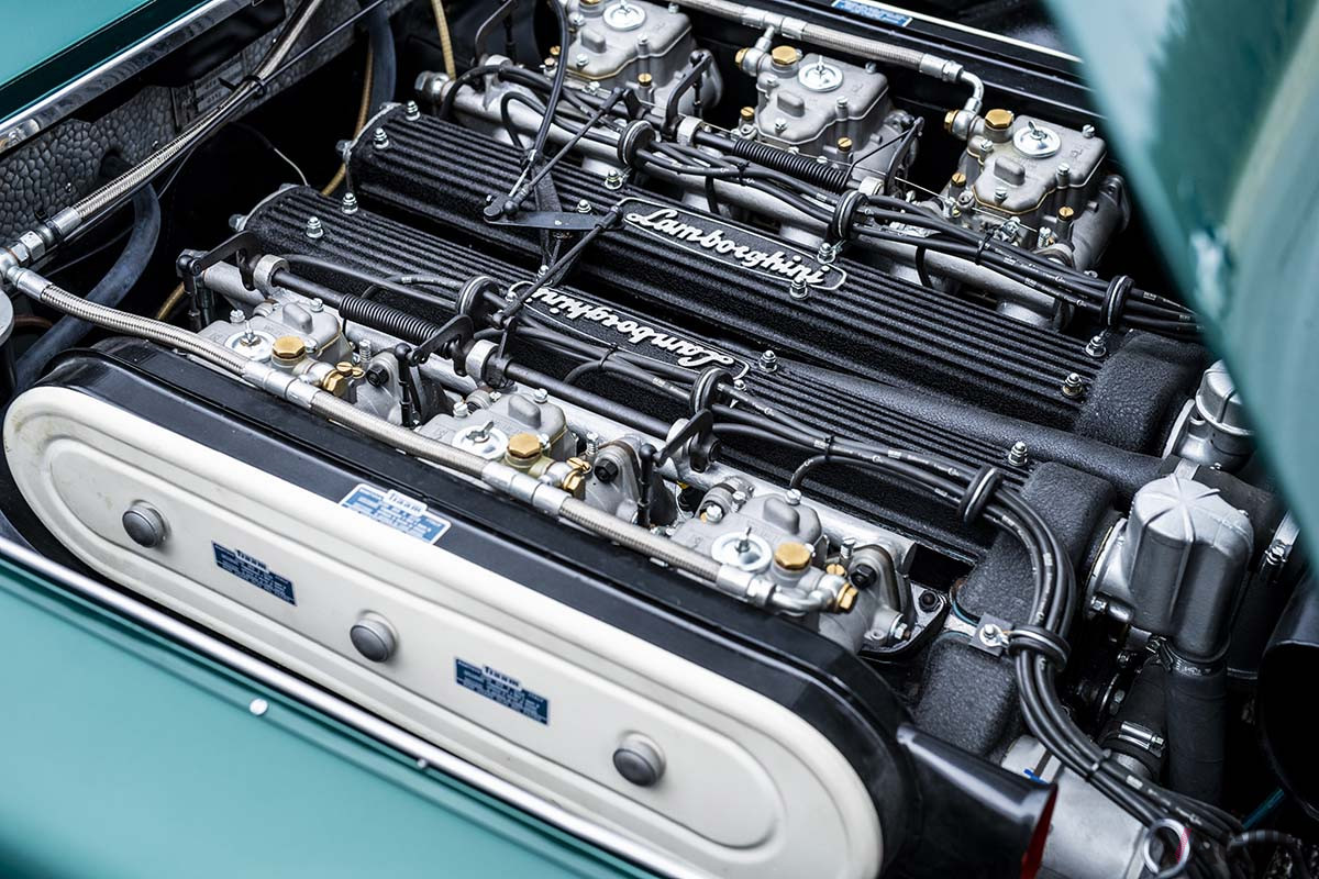 約6160万円で落札されたランボルギーニ「400GT 2+2」（C）2020 Courtesy of RM Sotheby's