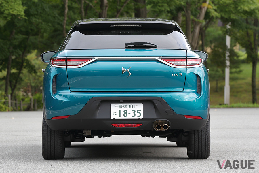 DS3クロスバックの全幅は1790mm。コンパクトSUVのなかでは幅広い印象