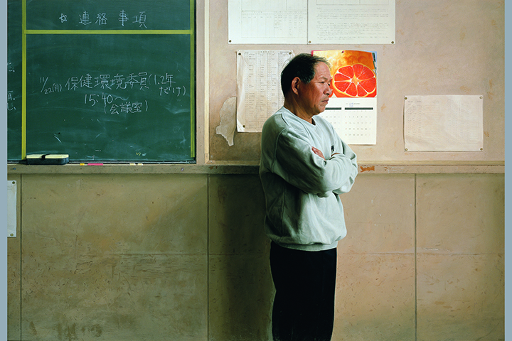 石黒賢一郎《存在の在処》2001～2011年　油彩・パネル・綿布