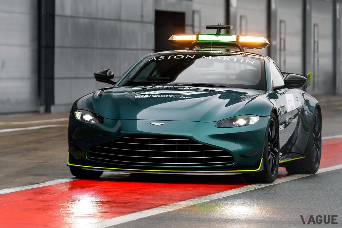 2021年シーズンのF1オフィシャル セーフティカーとなったアストンマーティン「ヴァンテージ」