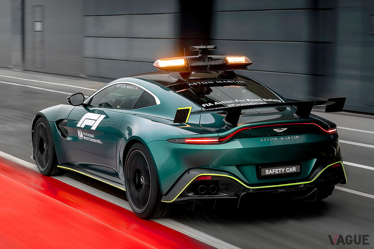 2021年シーズンのF1オフィシャル セーフティカーとなったアストンマーティン「ヴァンテージ」