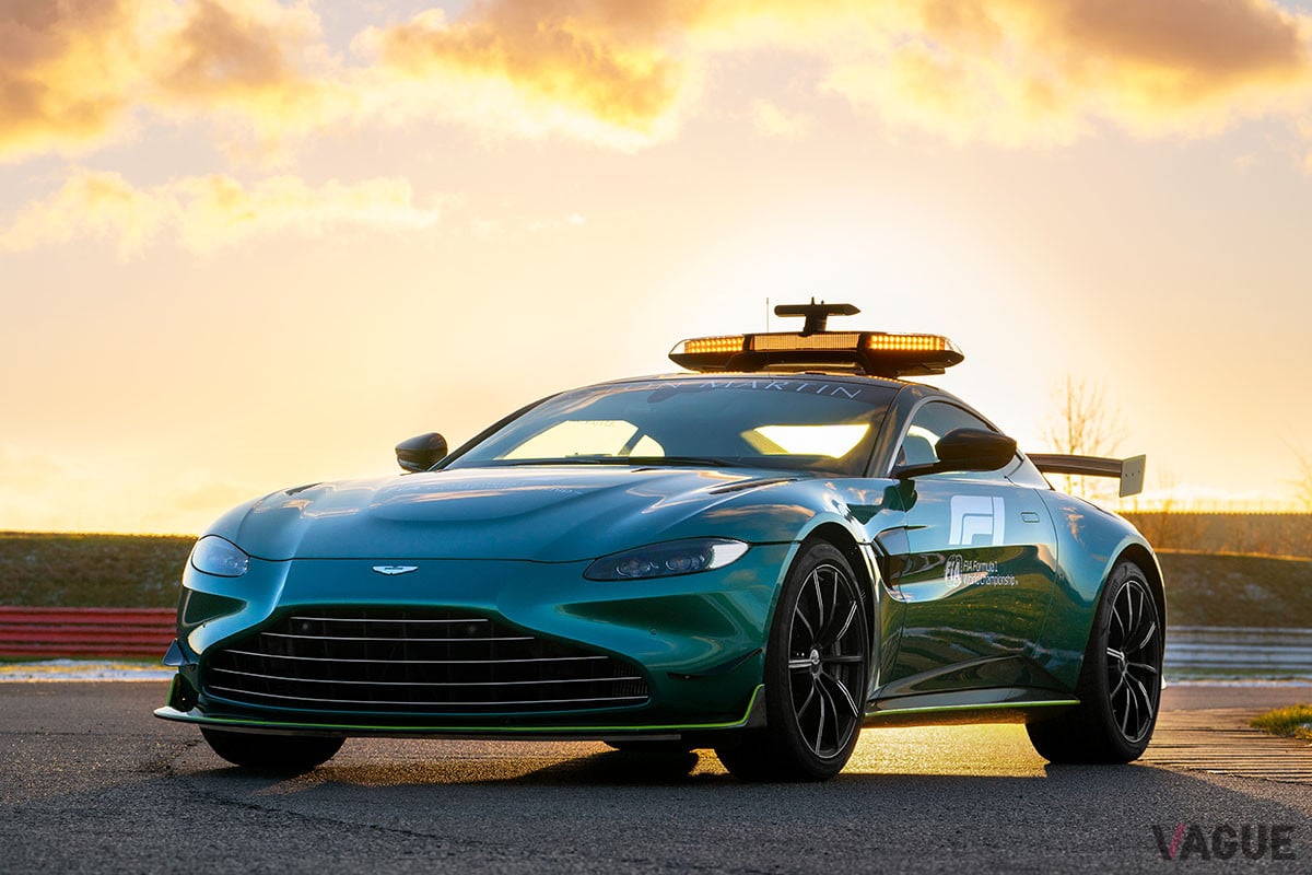 2021年シーズンのF1オフィシャル セーフティカーとなったアストンマーティン「ヴァンテージ」