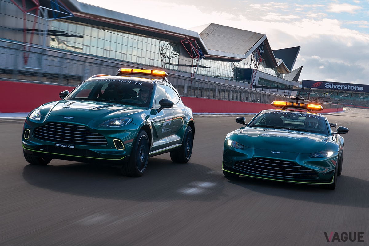2021年シーズンのF1オフィシャル セーフティカー／メディカルカーとして、アストンマーティン「ヴァンテージ」と「DBX」が採用されることが決定