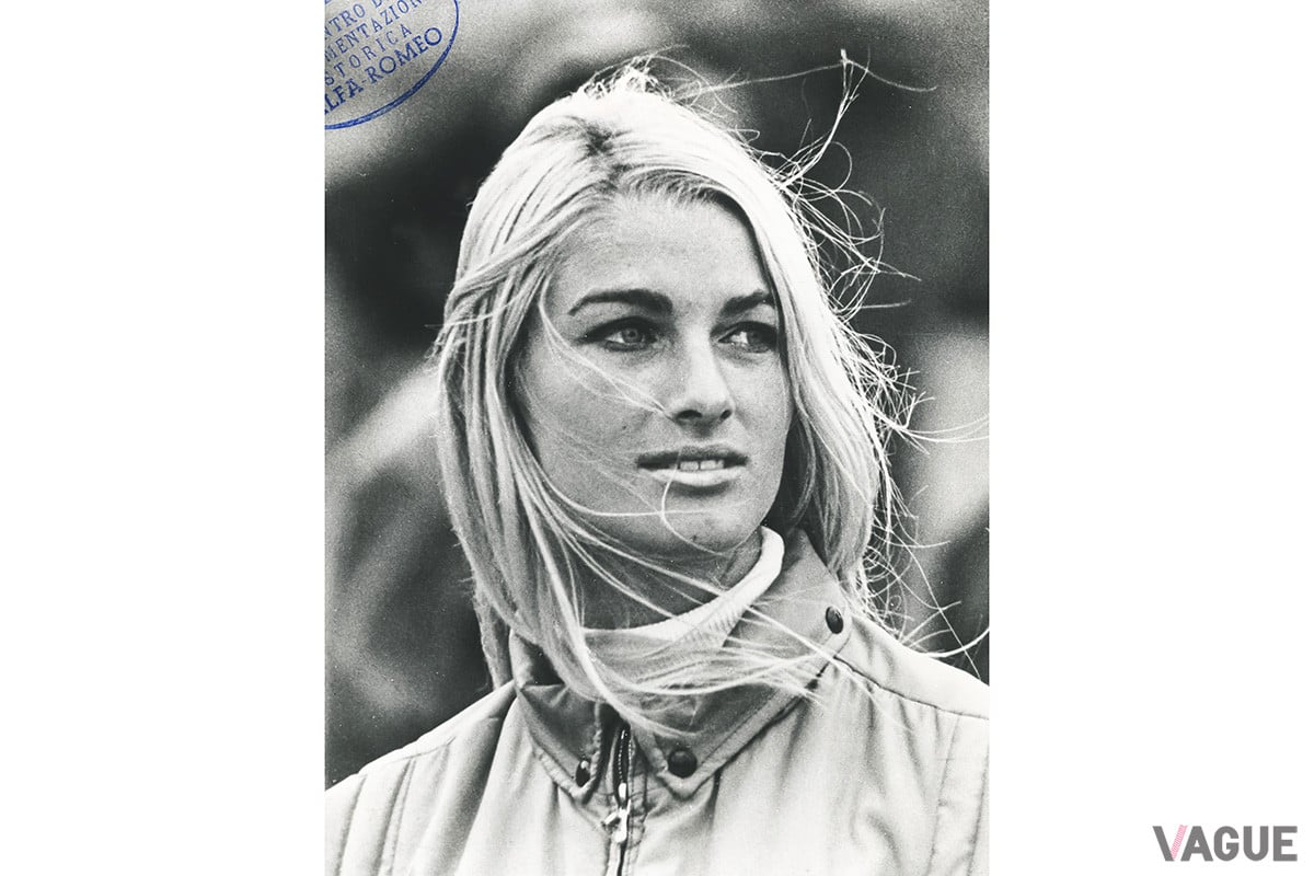 後年、アルファ ロメオのモデルも務めたリアン・エンゲマン