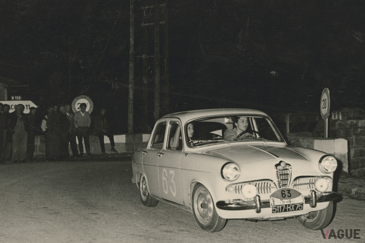 アダ・パーチェ（ドライバーネーム、“サヨナラ”）がドライブする「ジュリエッタTi」