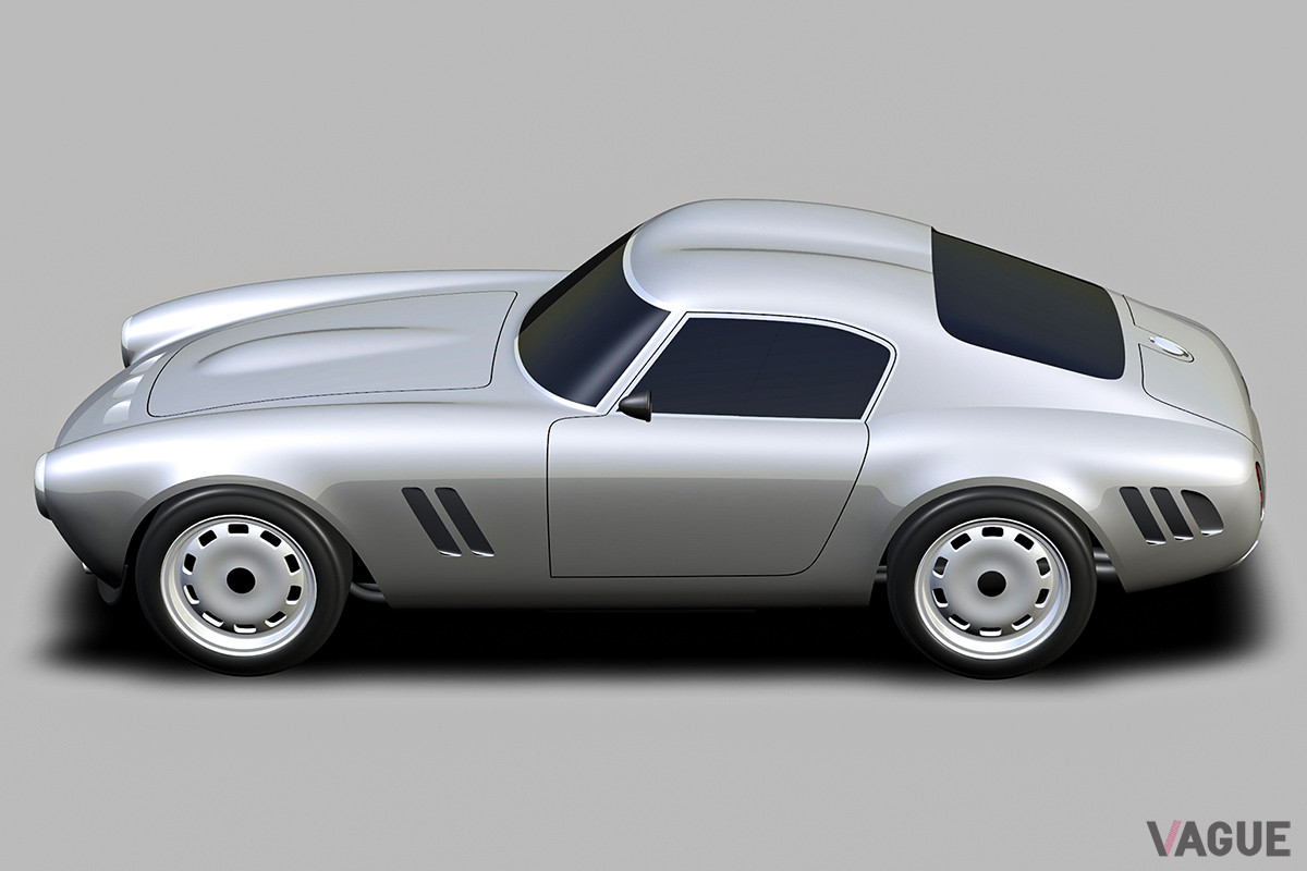 フェラーリによる「250GT」のスペースフレームをベースにして、GTOエンジニアリング社がレストモッドする「V12モダナ」