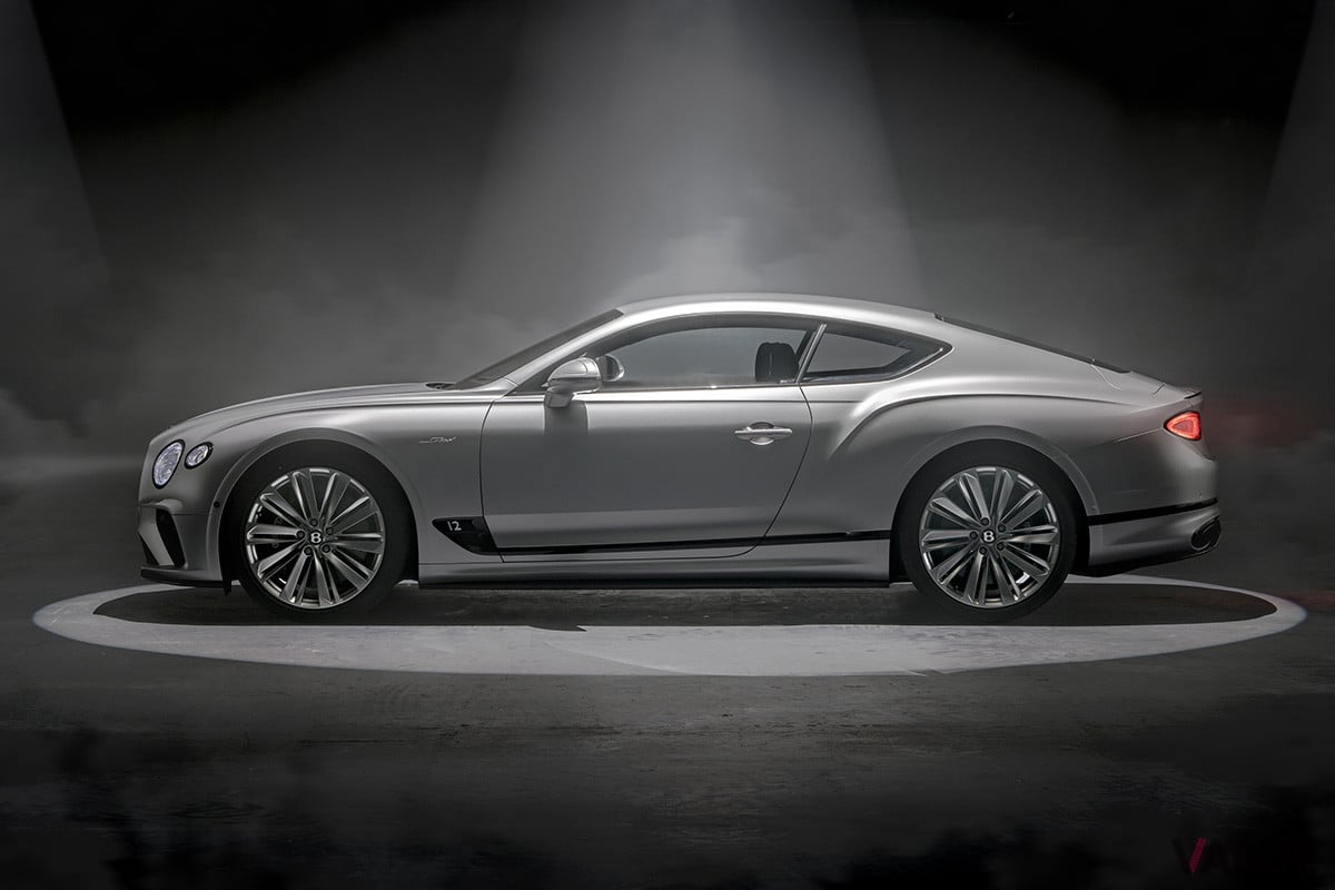 フロントフェンダーにはクロームのスピードバッジがさりげなくあしらわれた