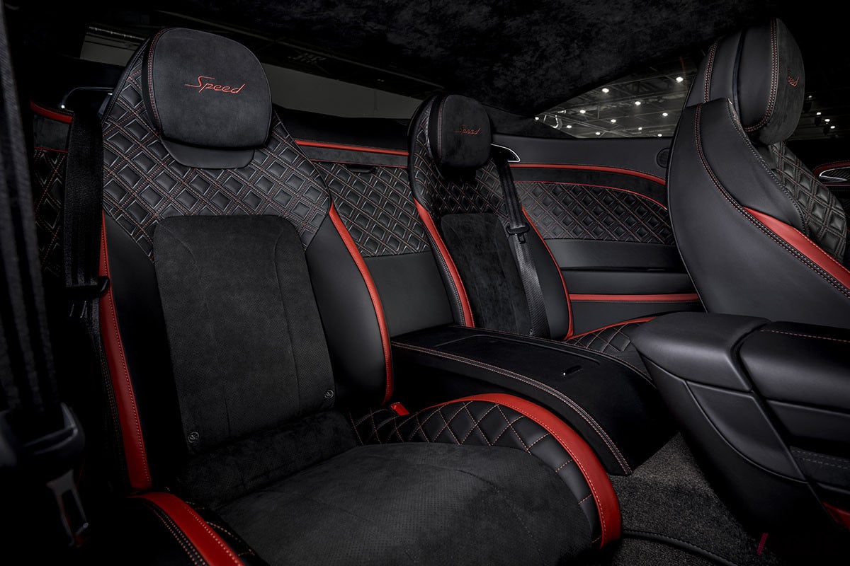 ベントレーの「ダイヤモンド・イン・ダイヤモンド」キルトは、標準装備