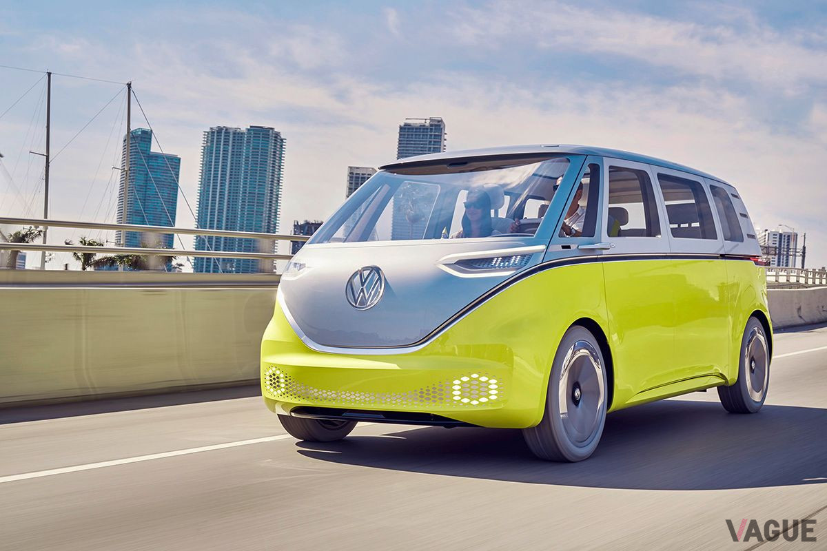 VW「ID.BUZZ」コンセプトの走り