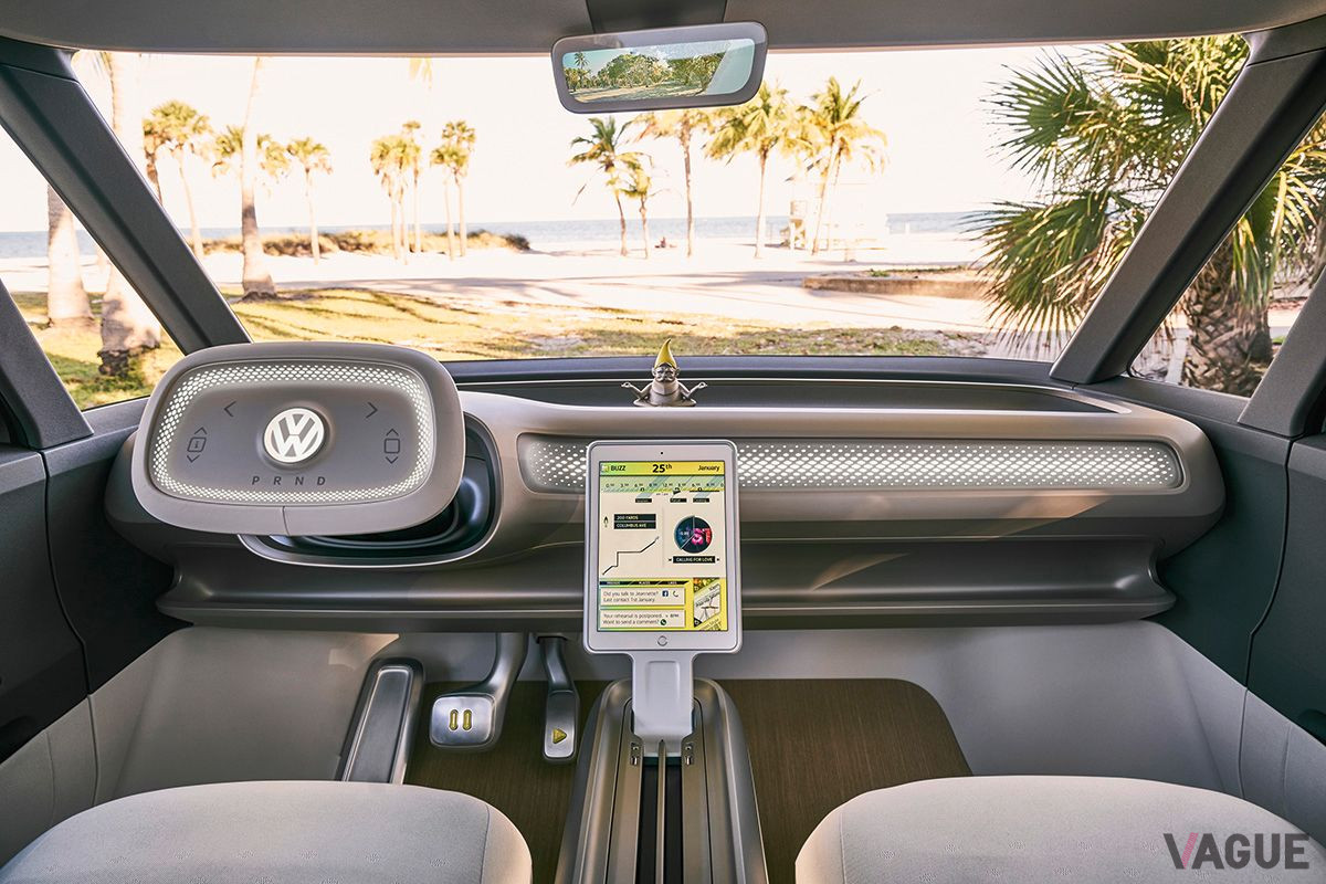 VW「ID.BUZZ」コンセプトのインパネ
