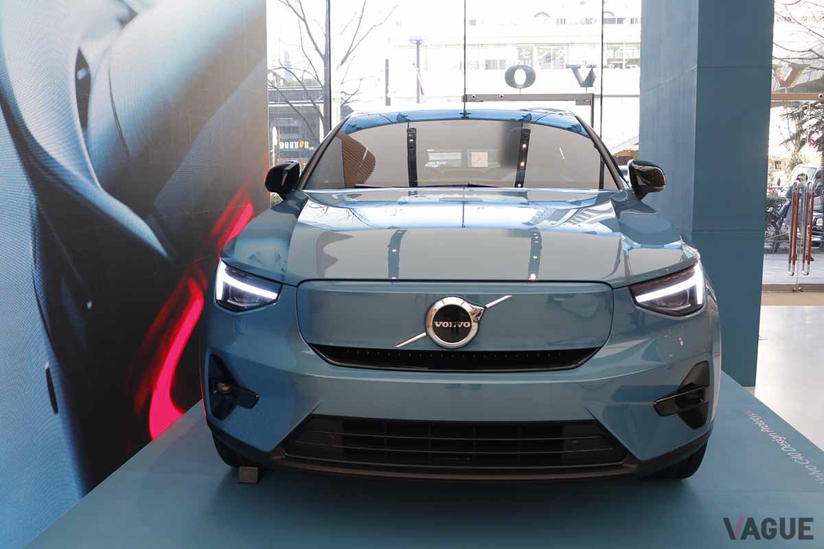 ボルボ「C40リチャージ」モックアップモデル