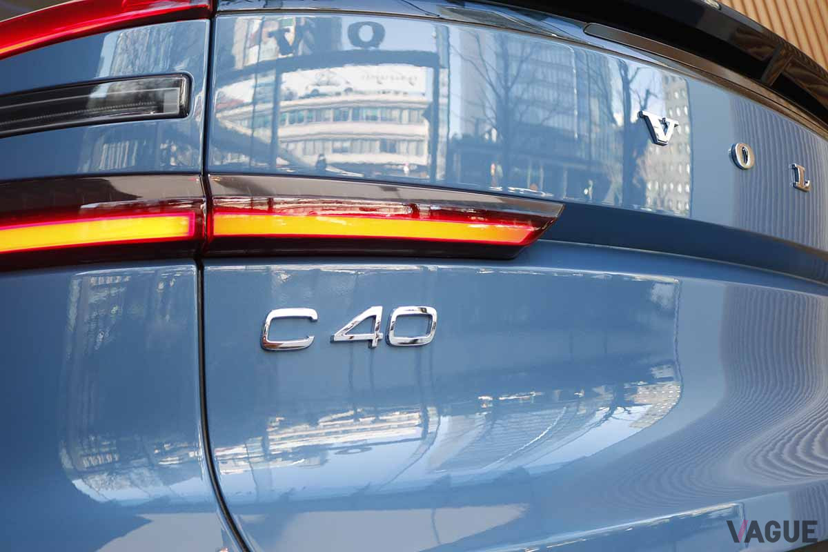 ボルボ「C40リチャージ」モックアップモデル