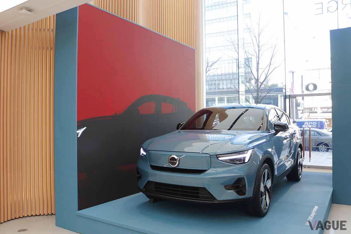 ボルボ「C40リチャージ」モックアップモデル