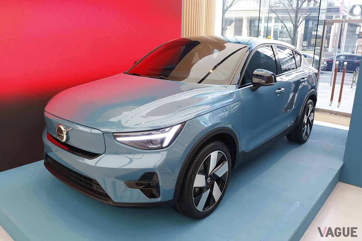 ボルボ「C40リチャージ」モックアップモデル