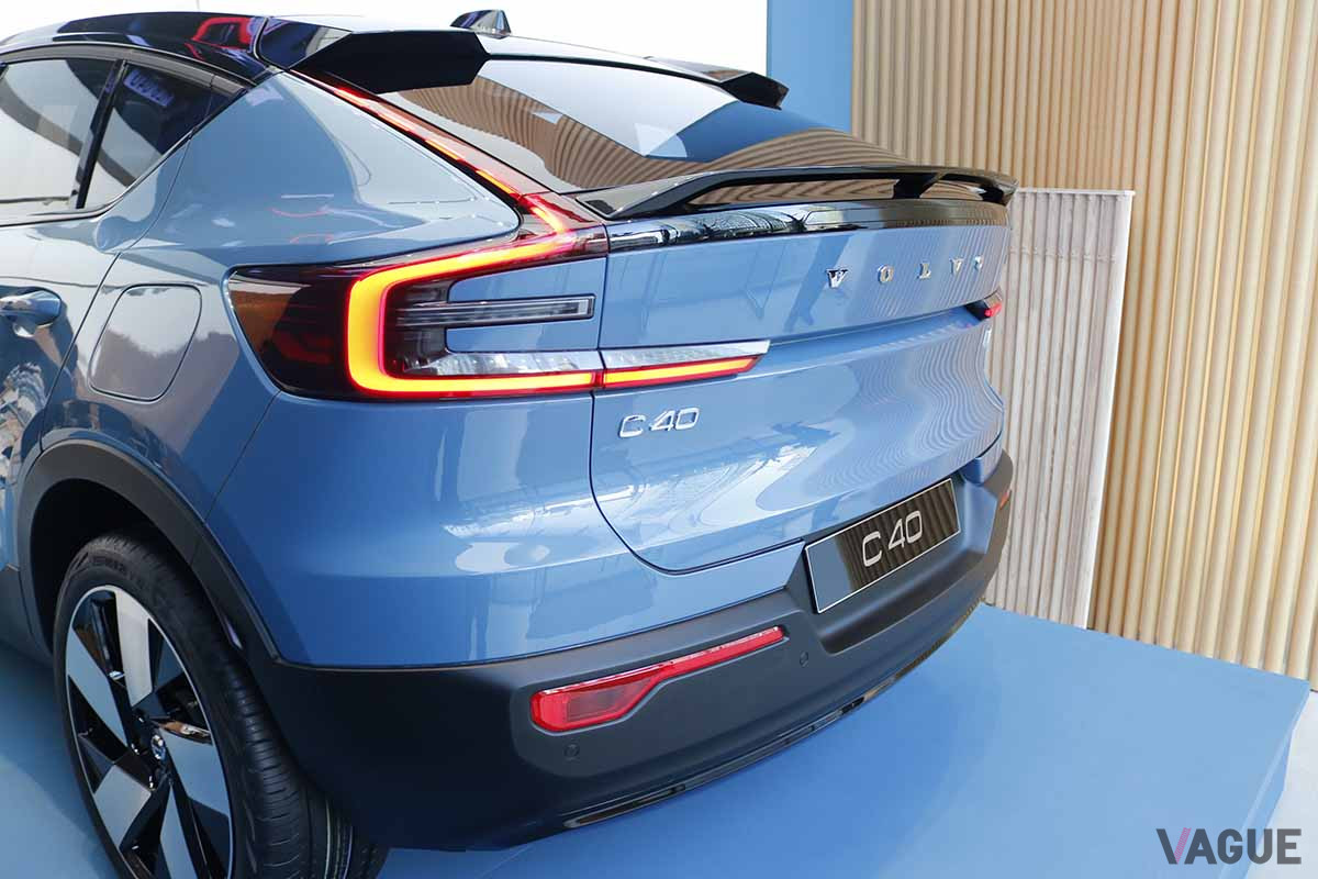 ボルボ「C40リチャージ」モックアップモデル