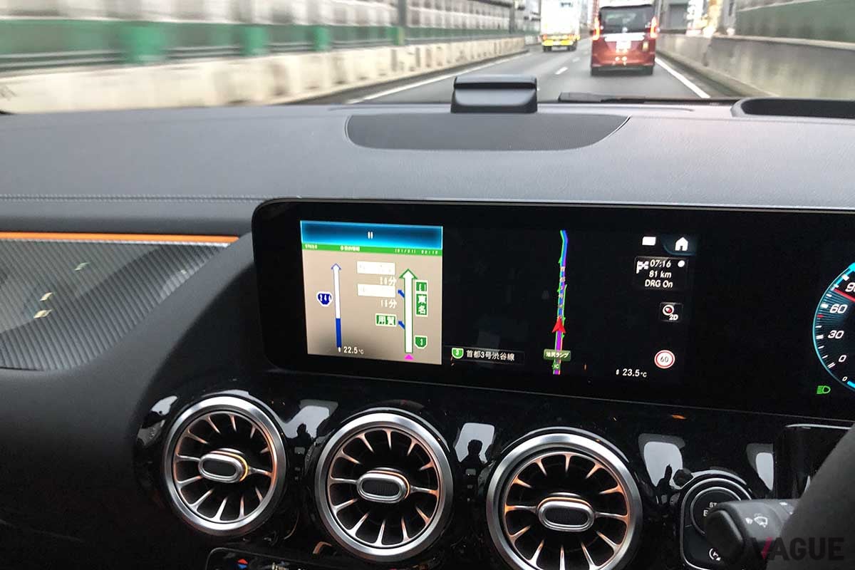 ETC2.0対応ナビには高速道路や有料道路の交通情報が表示される