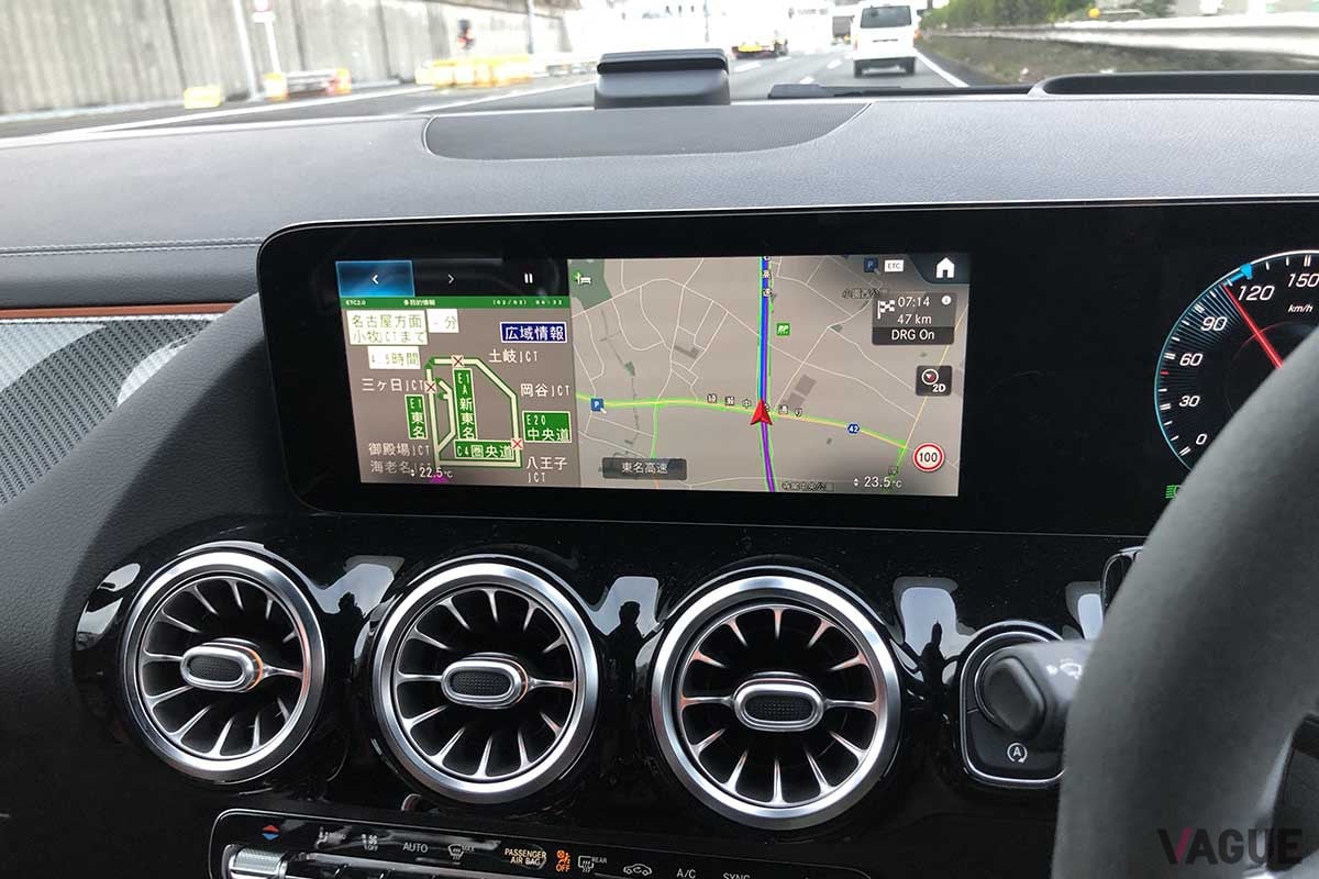 ETC2.0対応ナビには高速道路や有料道路の交通情報が表示される