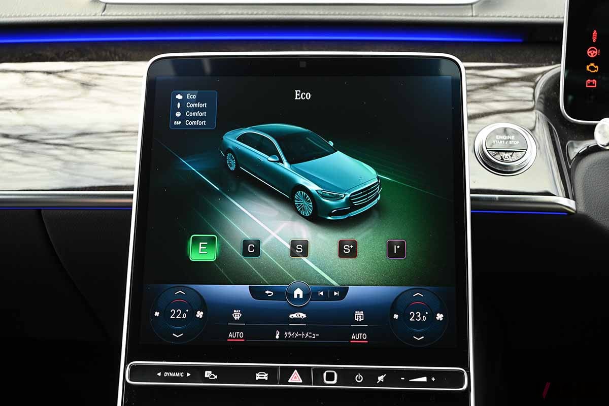 メルセデス・ベンツ「Sクラス」のインテリア