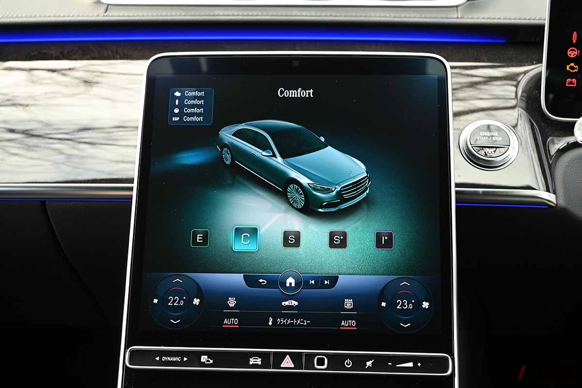 メルセデス・ベンツ「Sクラス」のインテリア