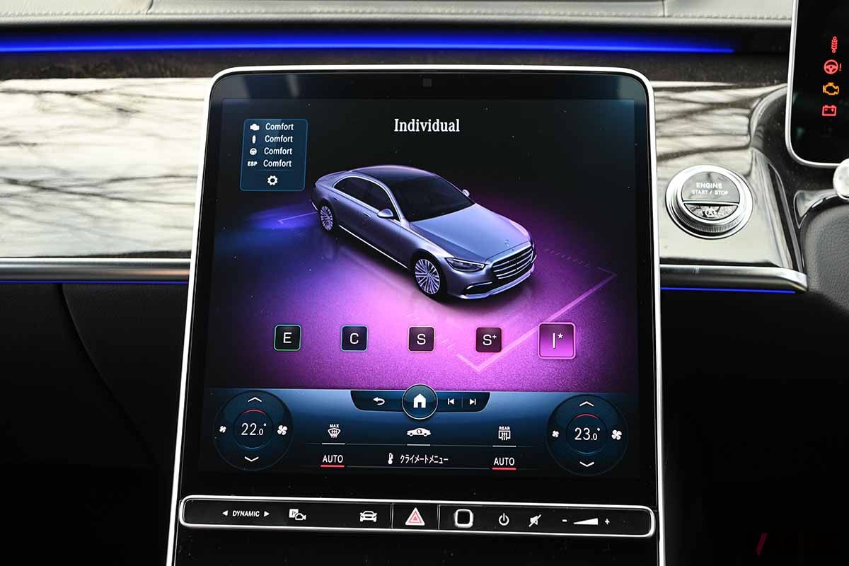 メルセデス・ベンツ「Sクラス」のインテリア