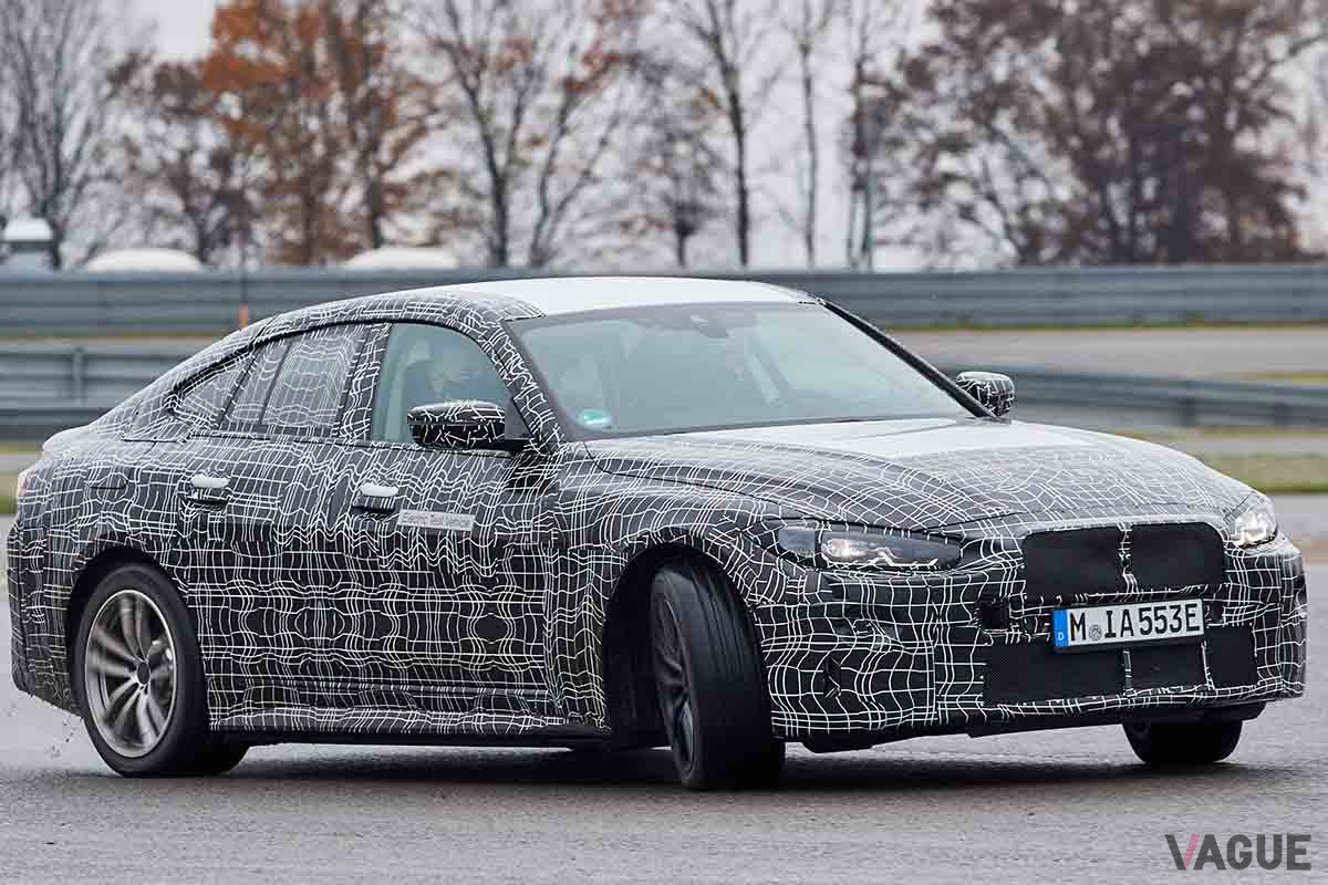 最終走行テストをおこなうBMW初となる4ドアグランクーペタイプの電気自動車（EV）「i4」