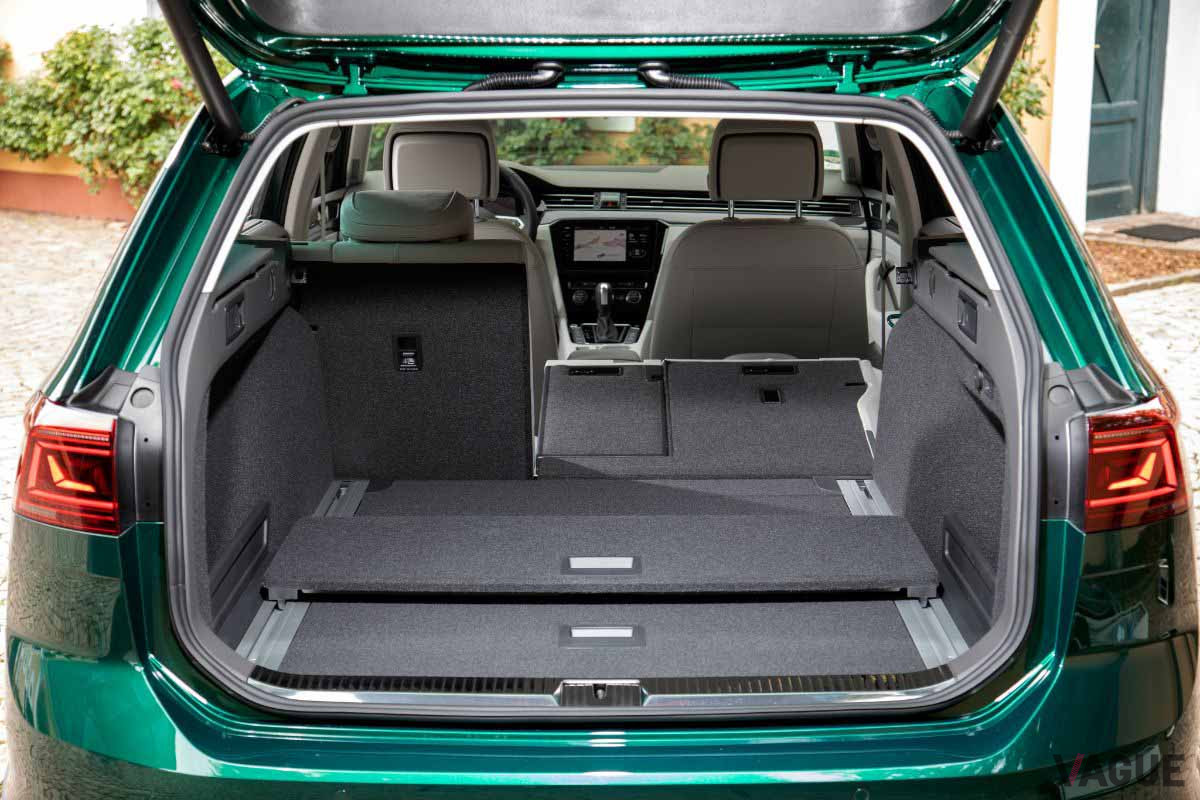 改良新型「パサート オールトラック」の荷室