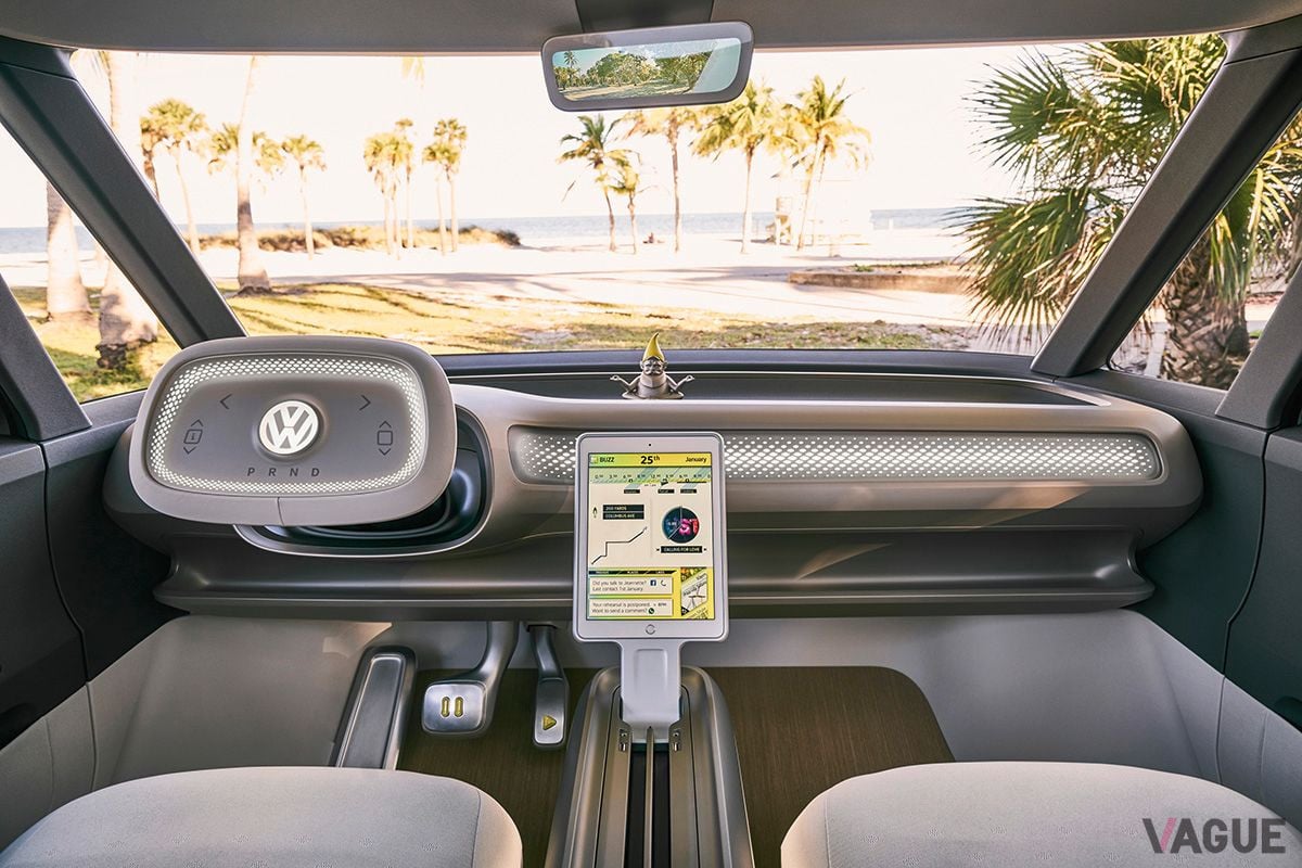VW「ID.BUZZ」コンセプトのインパネ