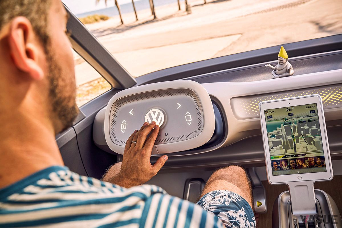 VW「ID.BUZZ」コンセプトのインパネ