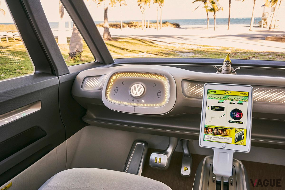 VW「ID.BUZZ」コンセプトのインパネ