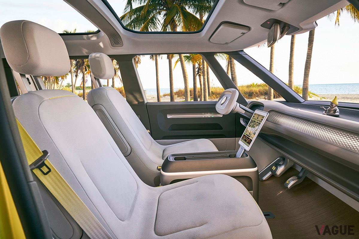 VW「ID.BUZZ」コンセプトのフロントシート