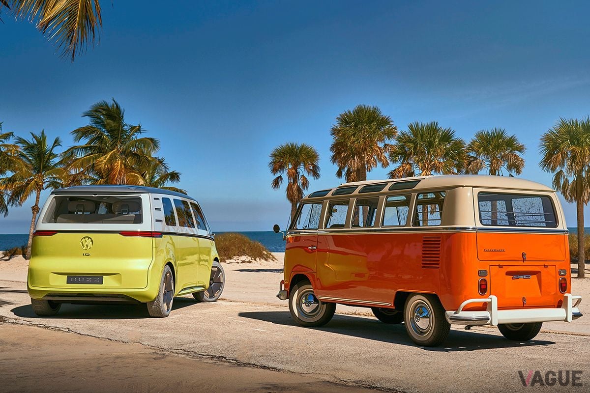 VW「ID.BUZZ」コンセプトとVW「タイプ2」