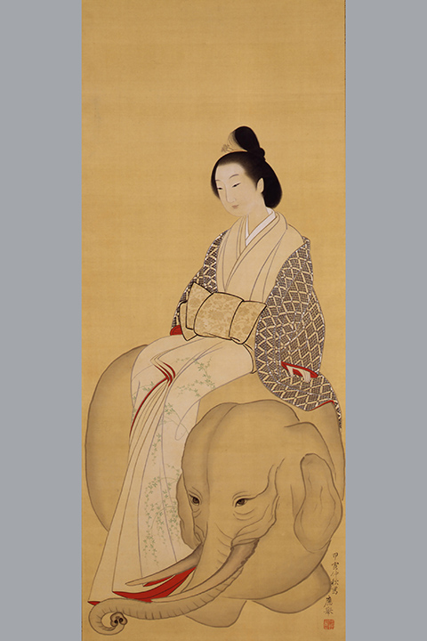 「江口君図」円山応挙　寛政6年(1794)　静嘉堂文庫美術館蔵【全期間展示】