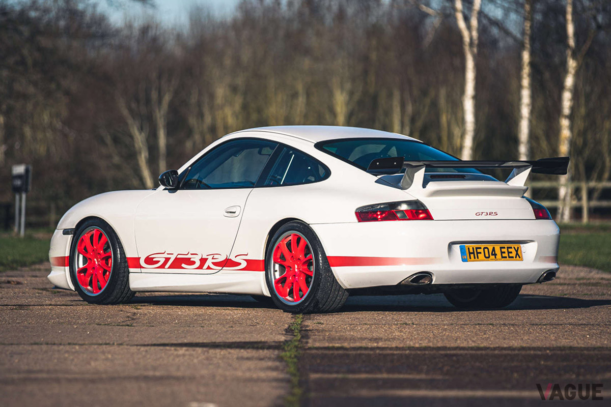 約1730万−1960万円の予想落札価格が提示されているポルシェ「911 GT3 RS」（996型）（C）Silverstone Auctions Limited 2021