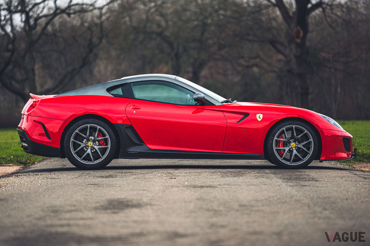 約6130万円で落札された左ハンドル仕様のフェラーリ「599 GTO」（C）Silverstone Auctions Limited 2021