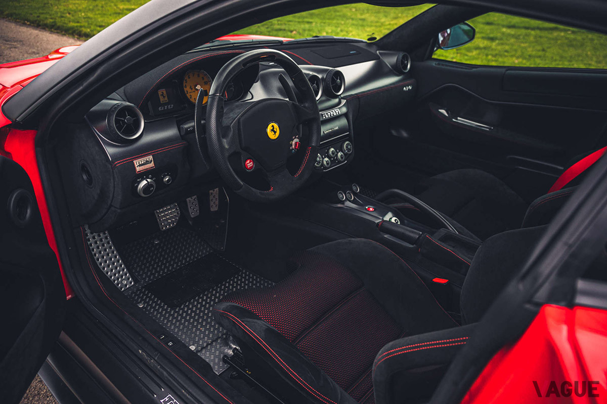 約6130万円で落札された左ハンドル仕様のフェラーリ「599 GTO」（C）Silverstone Auctions Limited 2021