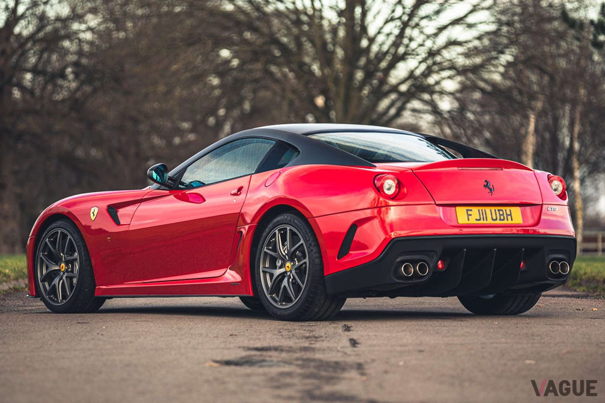 約7550万円で落札された右ハンドル仕様のフェラーリ「599 GTO」（C）Silverstone Auctions Limited 2021