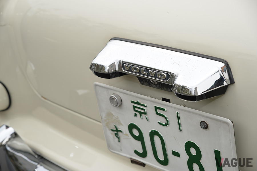 1970年製のボルボ「アマゾン 122S」。「京51」ナンバーが時代を感じさせる