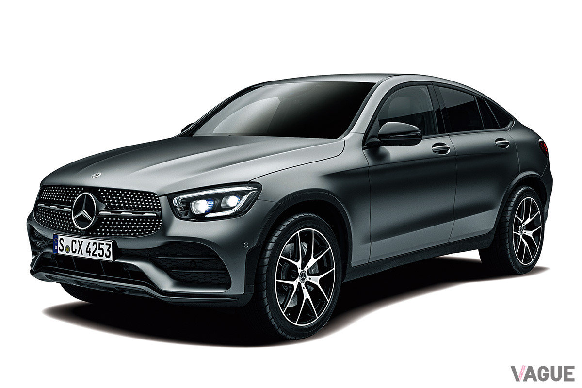 艶消しグレーのボディカラーを纏った特別仕様車「GLC 220 d 4MATIC Coupe Magno Night Edition」
